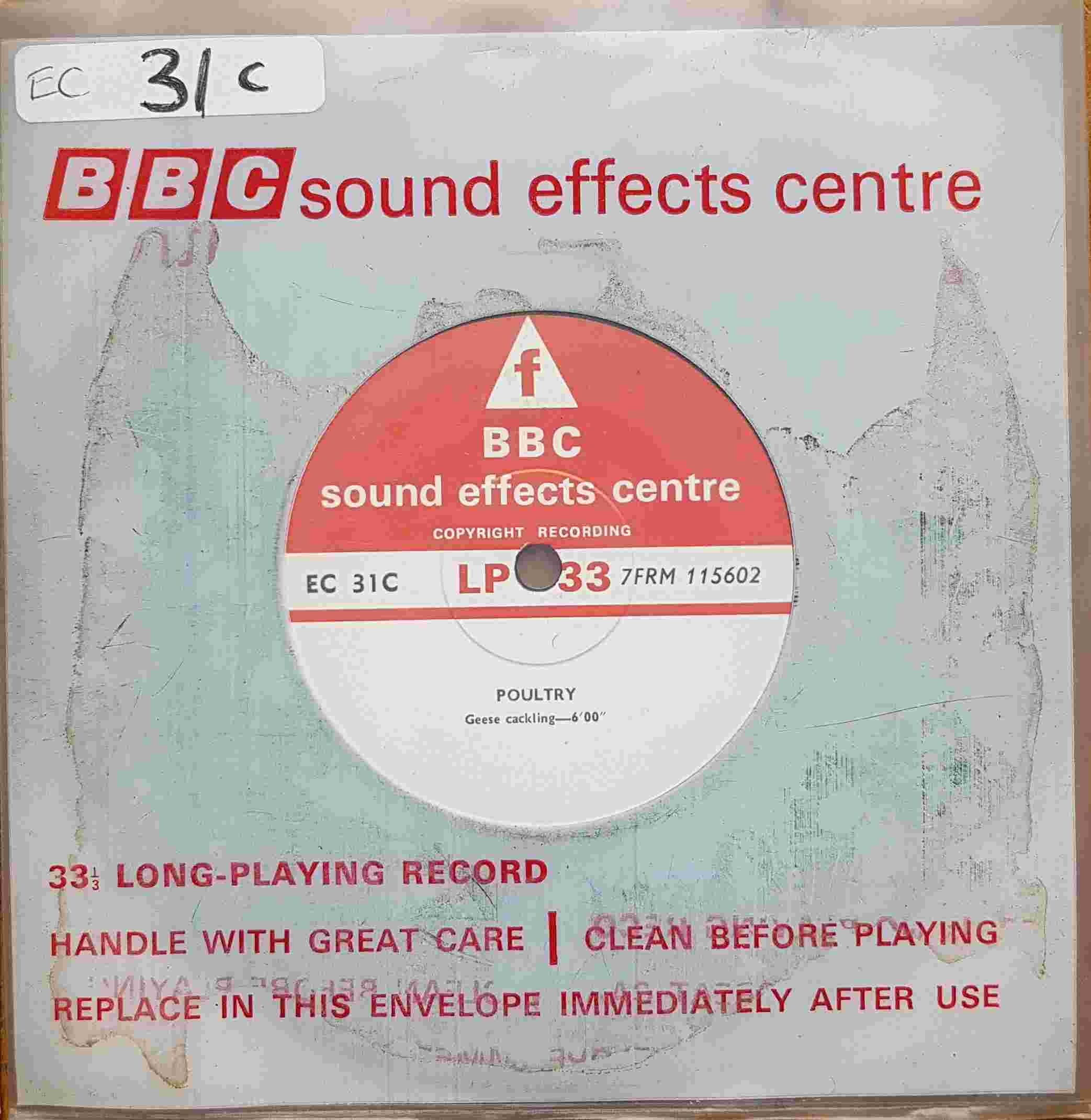 Picture of EC 31C Poultry by artist Not registered from the BBC records and Tapes library